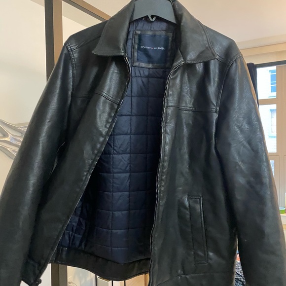 Leather w/ Quilted Lining Jacket - Picture 7 of 8